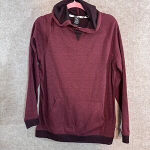 Shaun White Hoodie Mens XL Burgundy Marled Pullover Skate Aesthetic